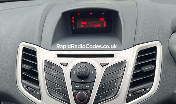 Ford radio with separate display