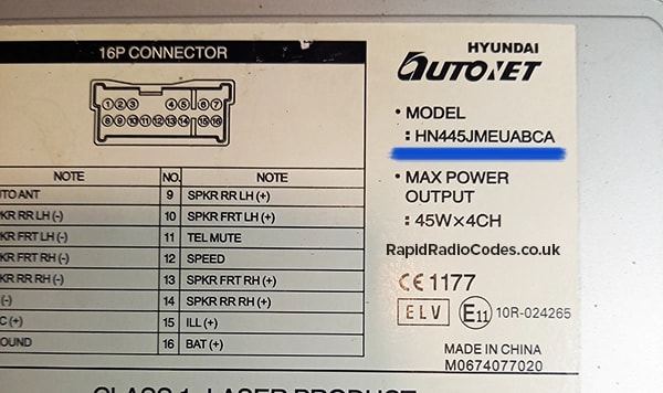 Hyundai serial example 6